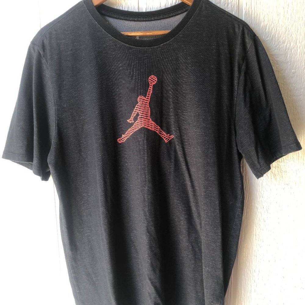 Jordan Mens Jumpman Dark Gray T-Shirt